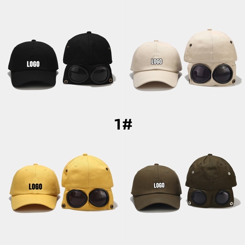 Baseball Cap With Goggles