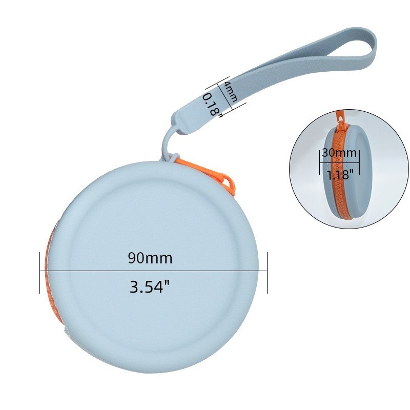 Round Silicone Coin Pouch