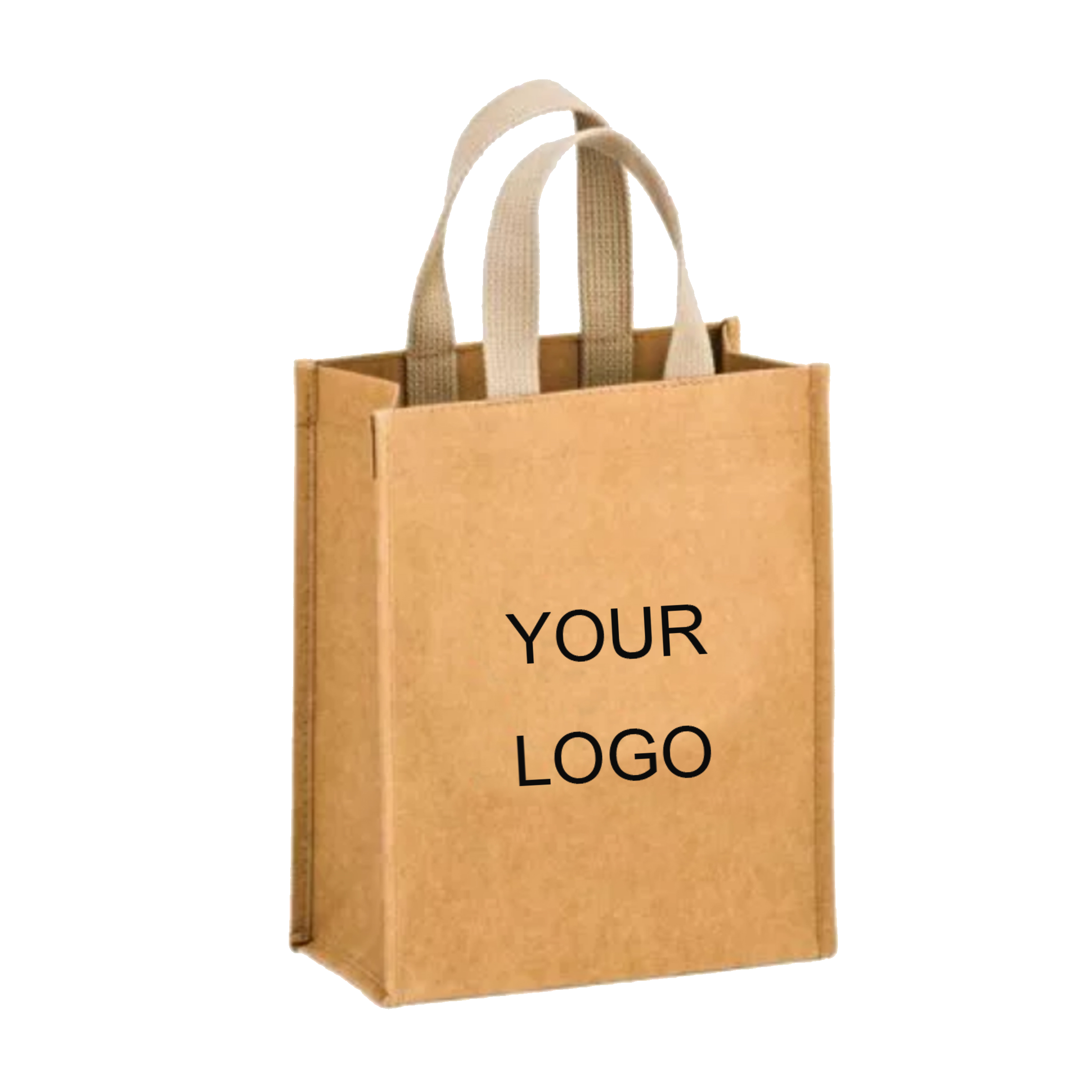 Washable Kraft Paper Fabric Tote Bag