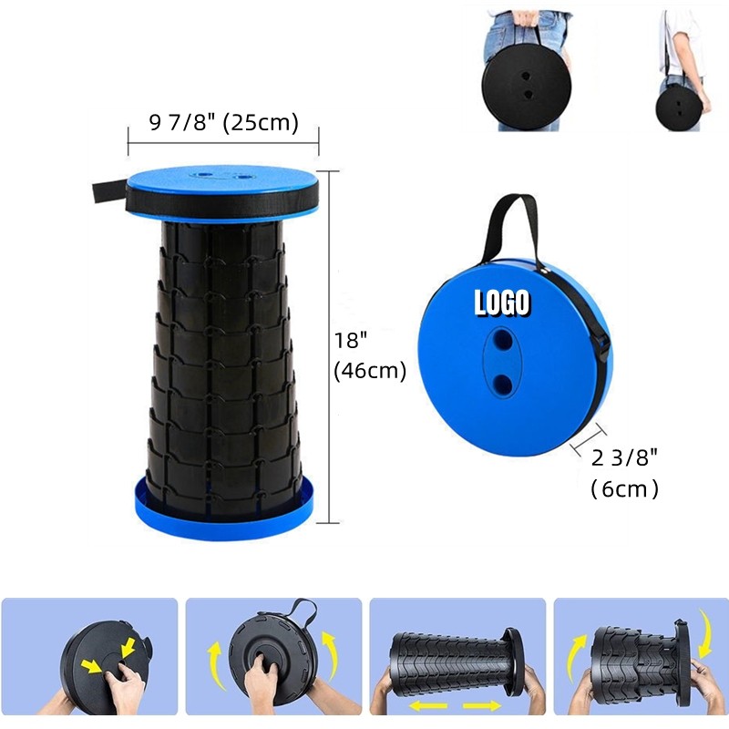 Portable Telescopic Folding Stool