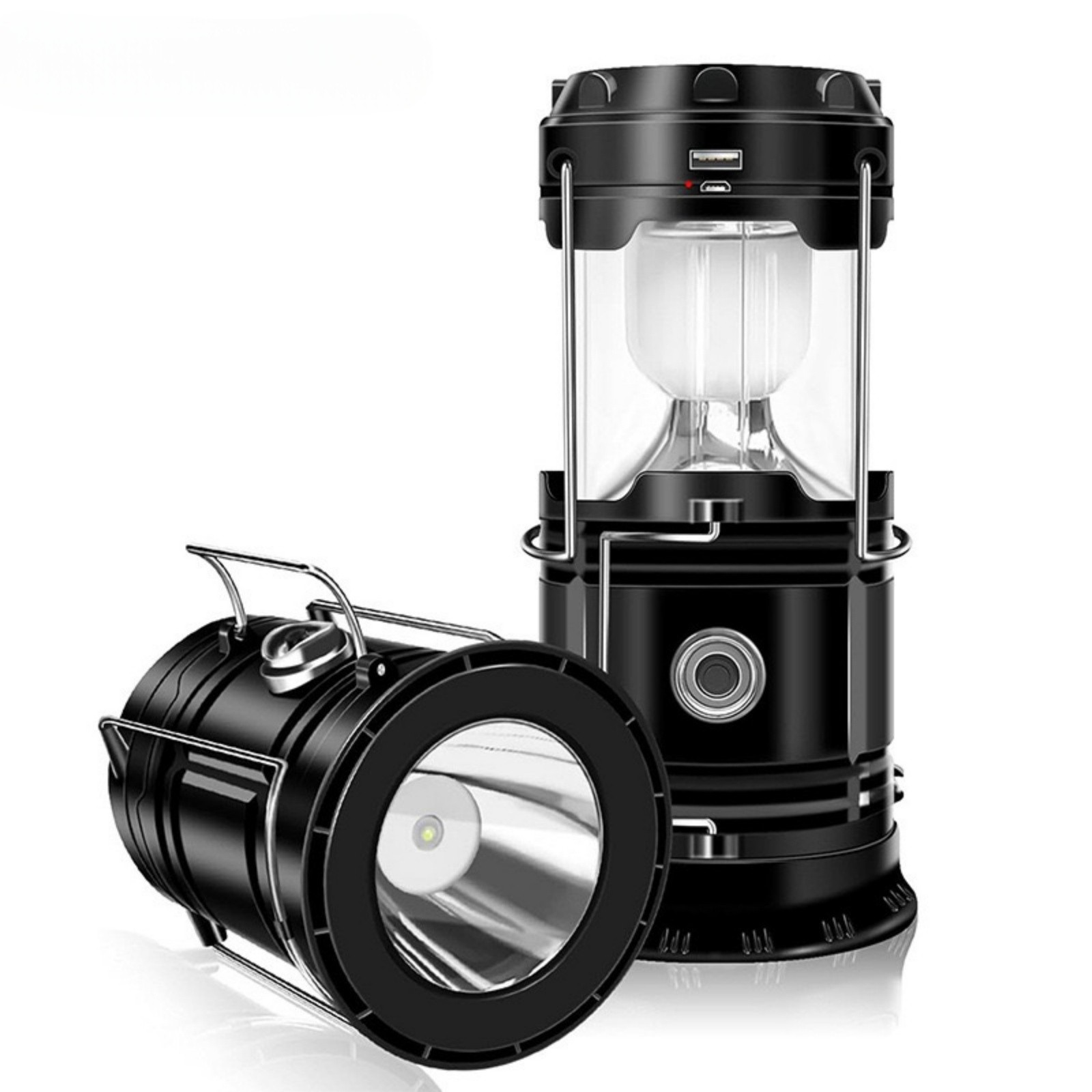 Solar Rechargeable Lantern Flashlight