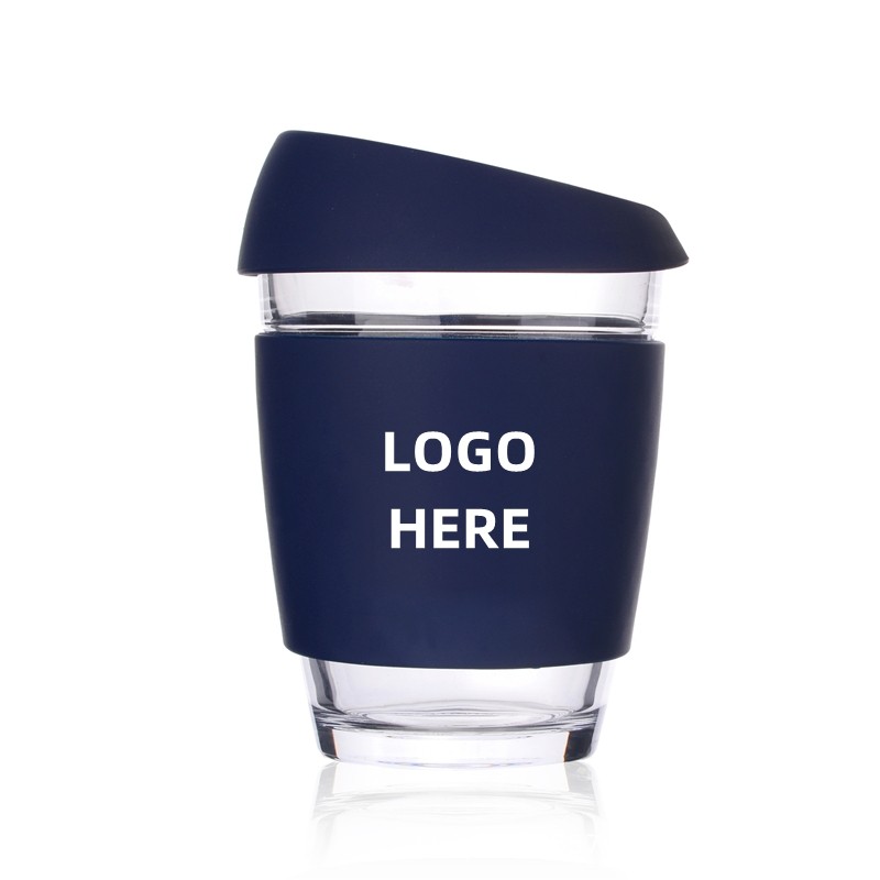 12 oz Glass With Silicone Sleeve