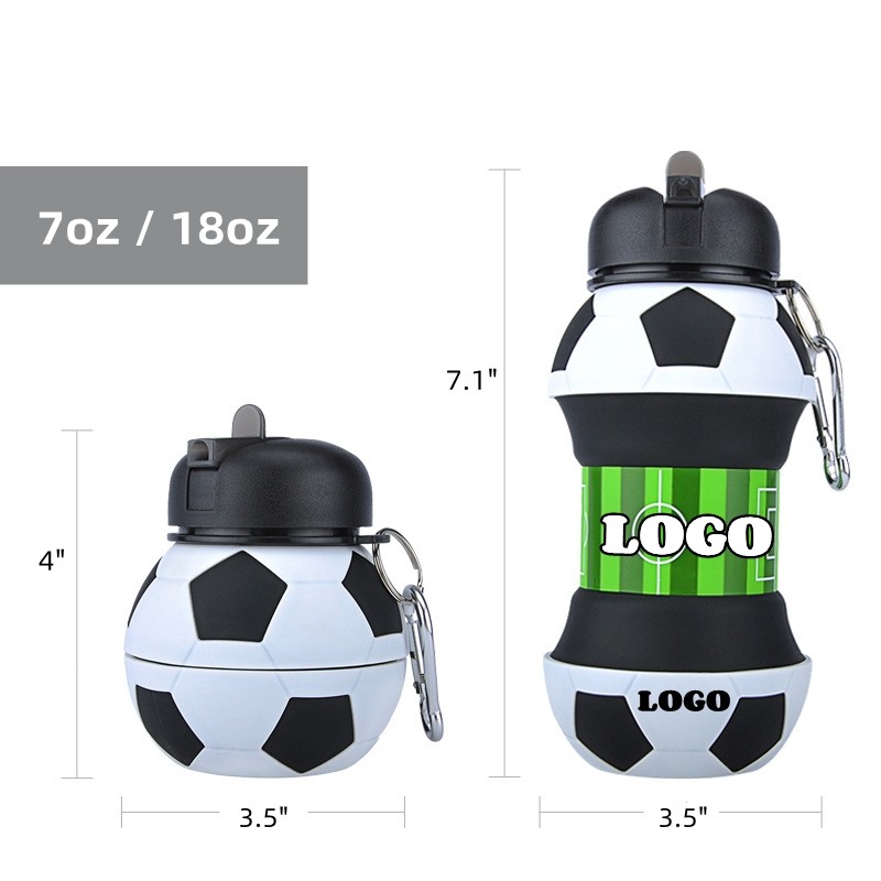 Spherical Collapsible Silicone Bottle