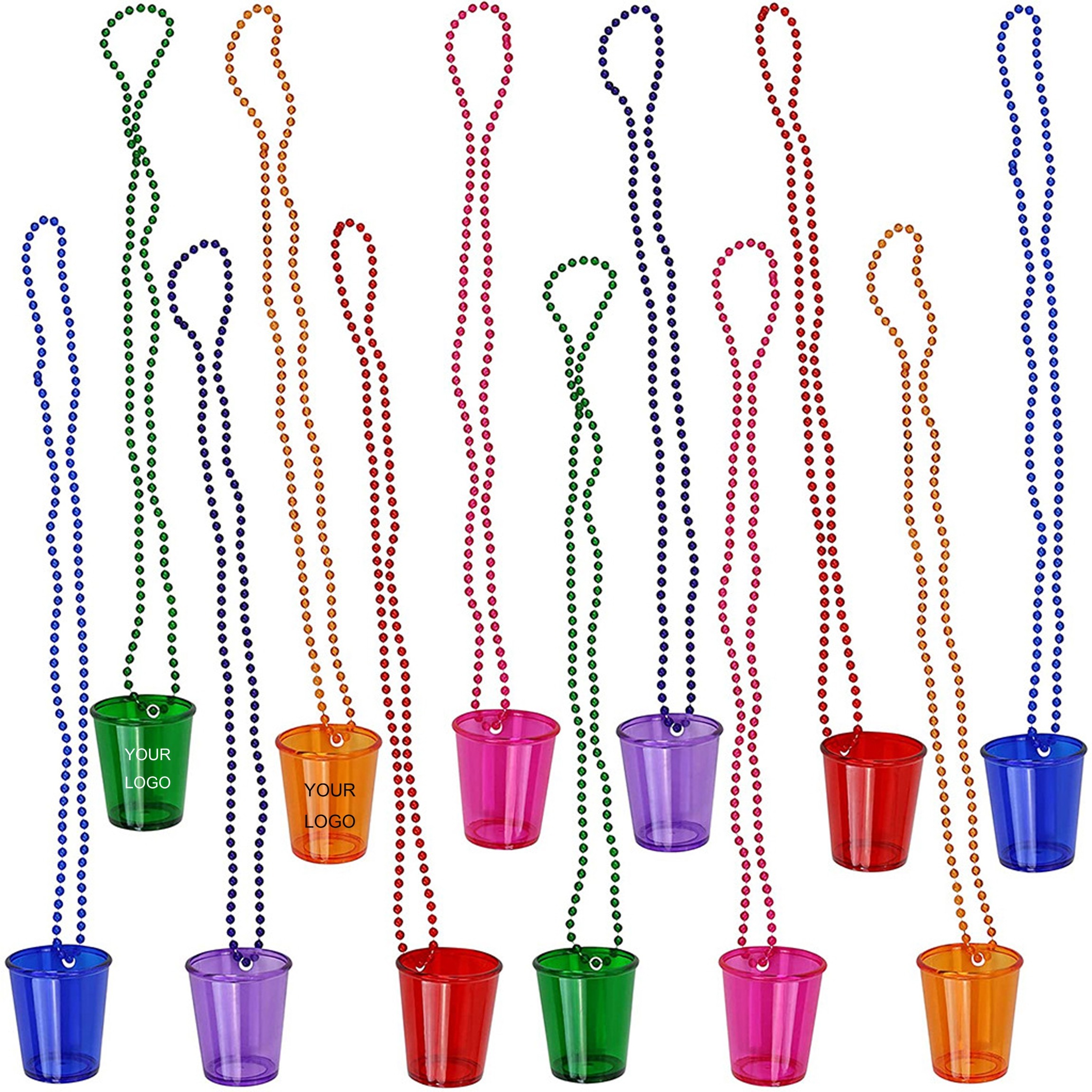 Shot Glass Bead Necklace