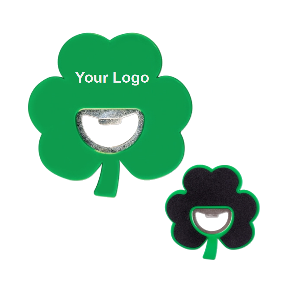 Shamrock Bottle Opener Magnet