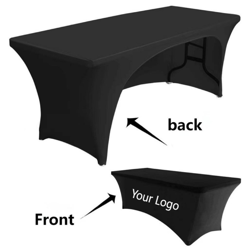 6 Ft Custom Stretch Fitted Tablecloth