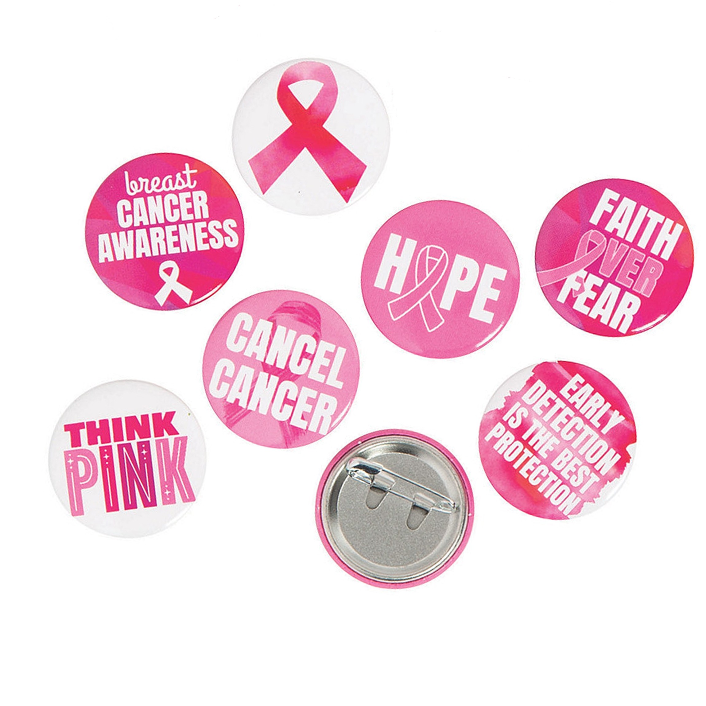 Breast Cancer Awareness Buttons