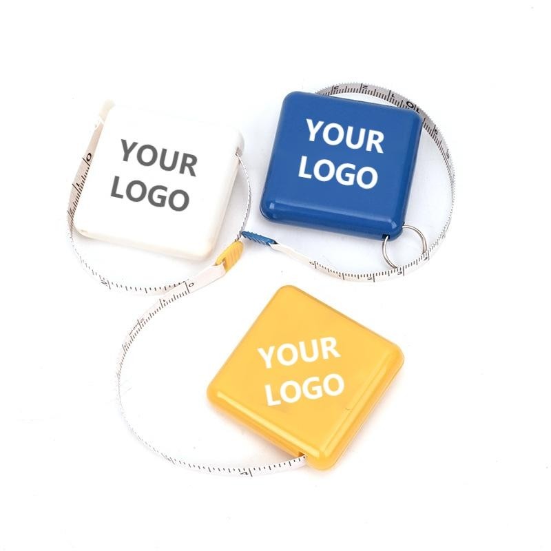 Mini Square Soft Tape Measure Keychain