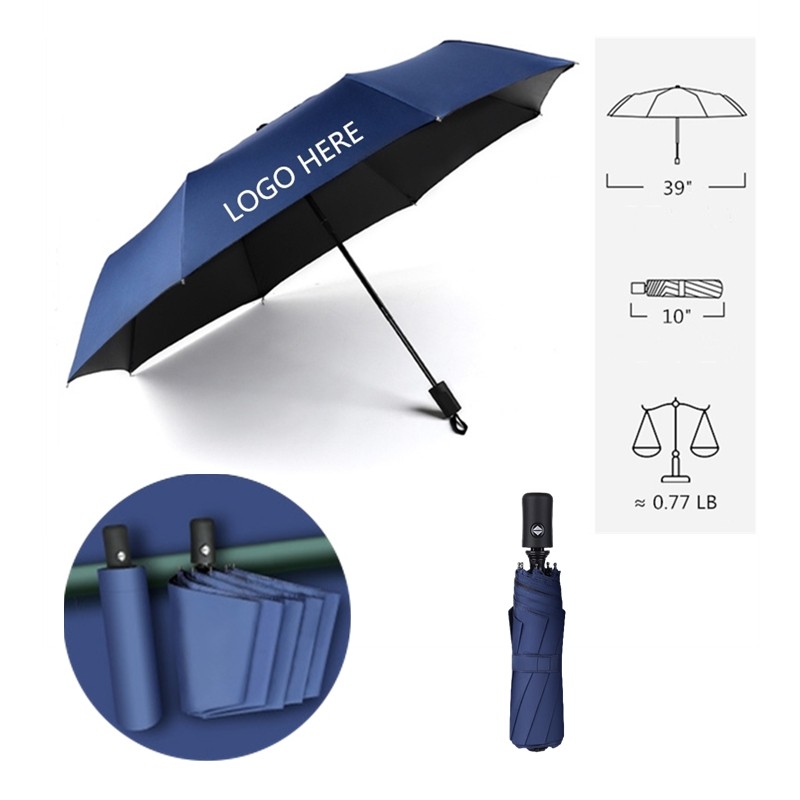 39" Automatic unfolding foldable umbrella