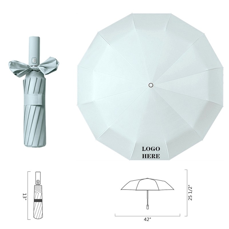 42" Automatic unfolding foldable umbrella