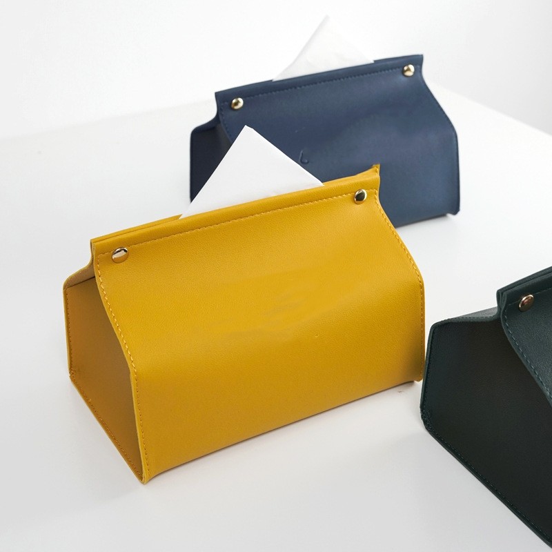 Leather Tissue Box