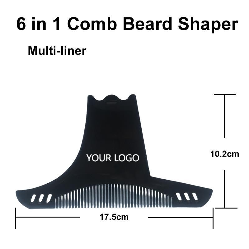 6-in-1 Beard Comb Shaper