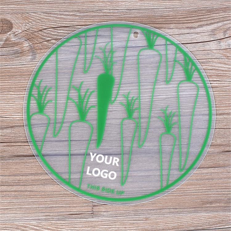Thin Round Transparent Cutting Board