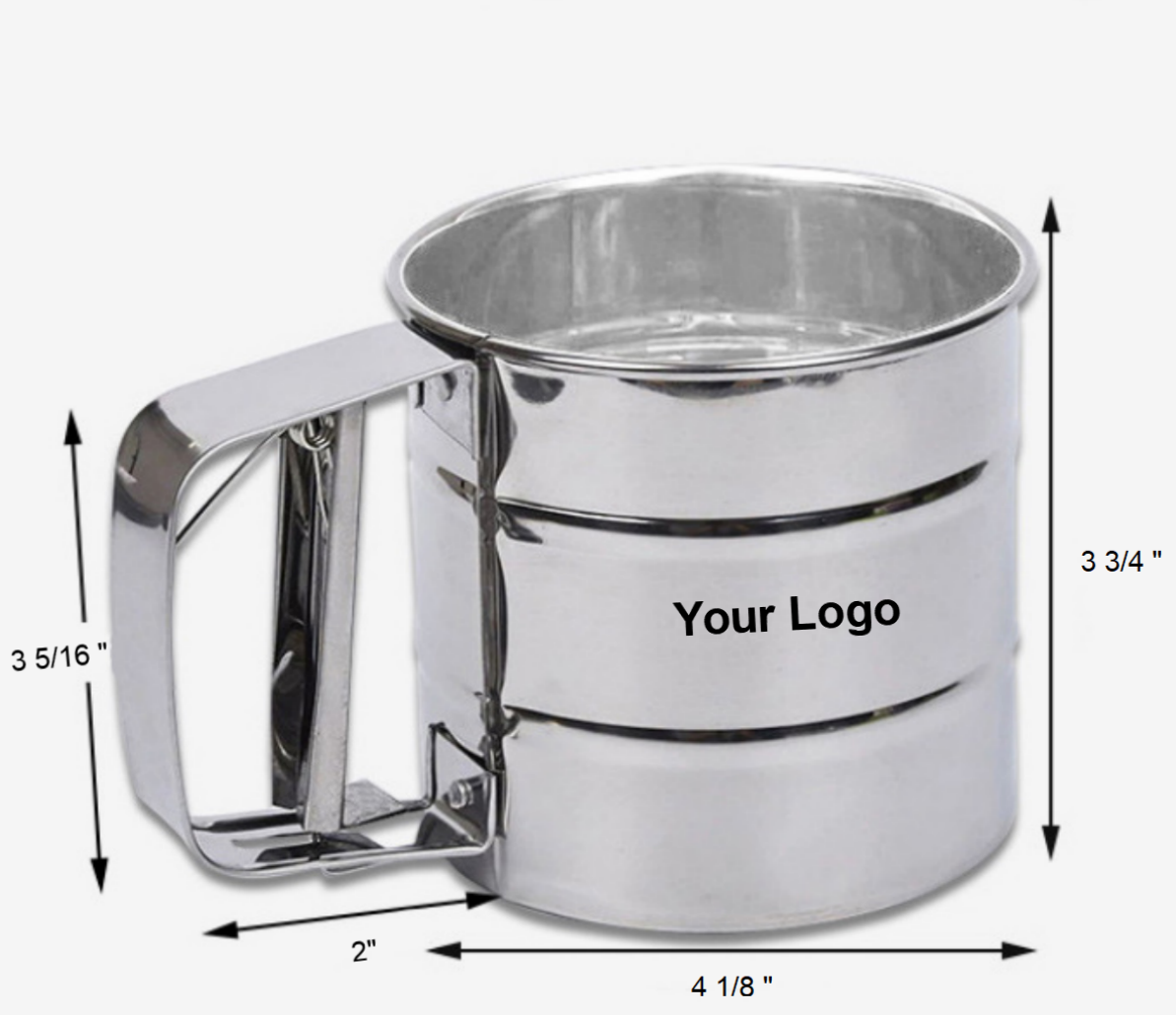 Stainless Steel Manual Flour Sifter