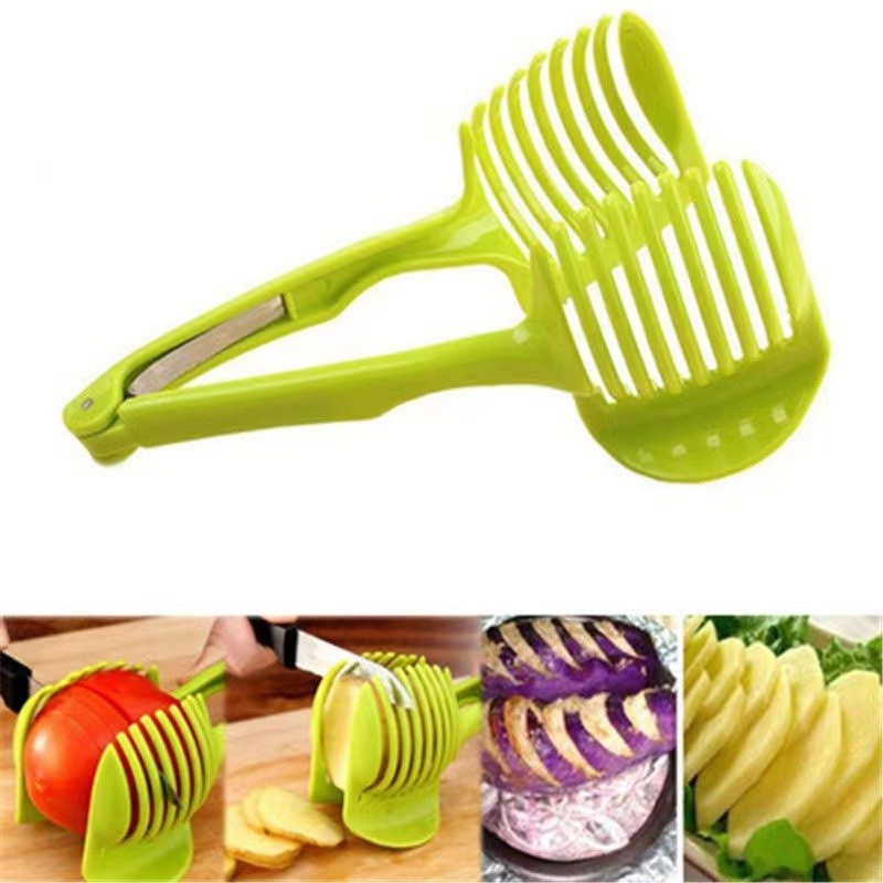 Multi-functional Fruit Tongs Slicer