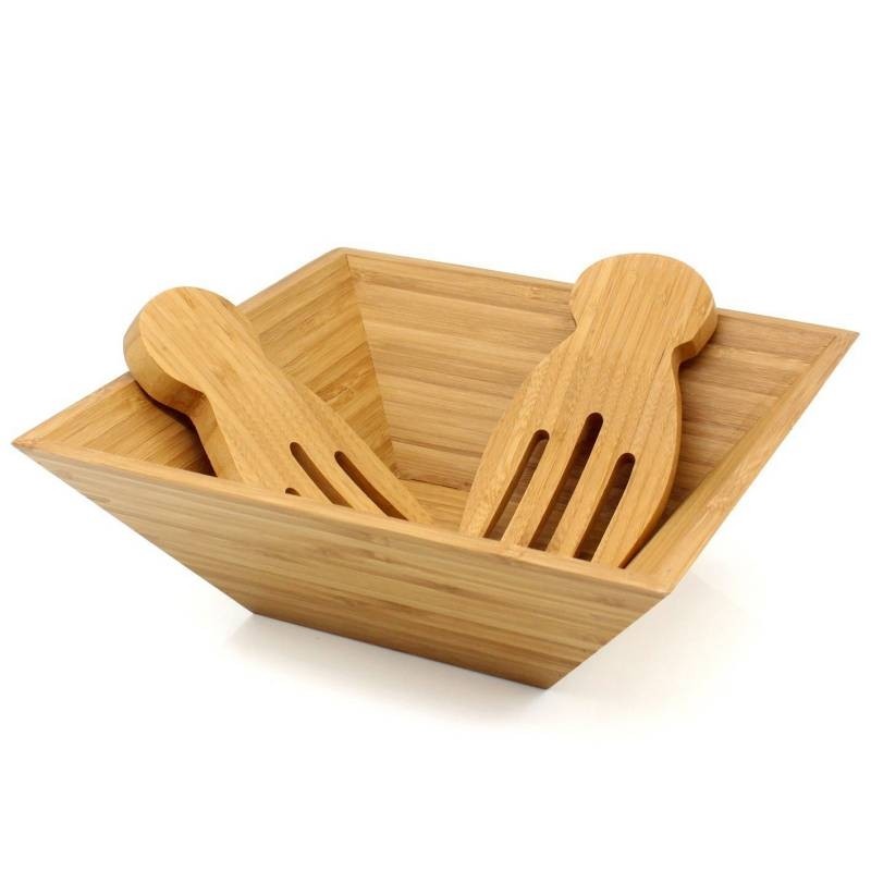 Bamboo Salad Bowl