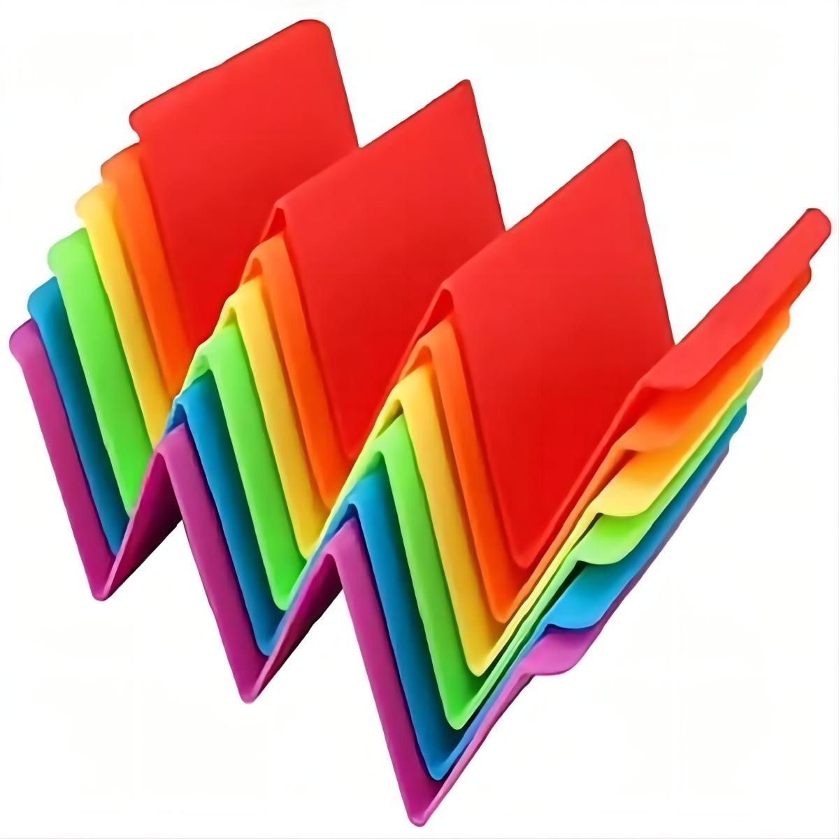 Colorful PP Taco Tray Holder Stand Plate