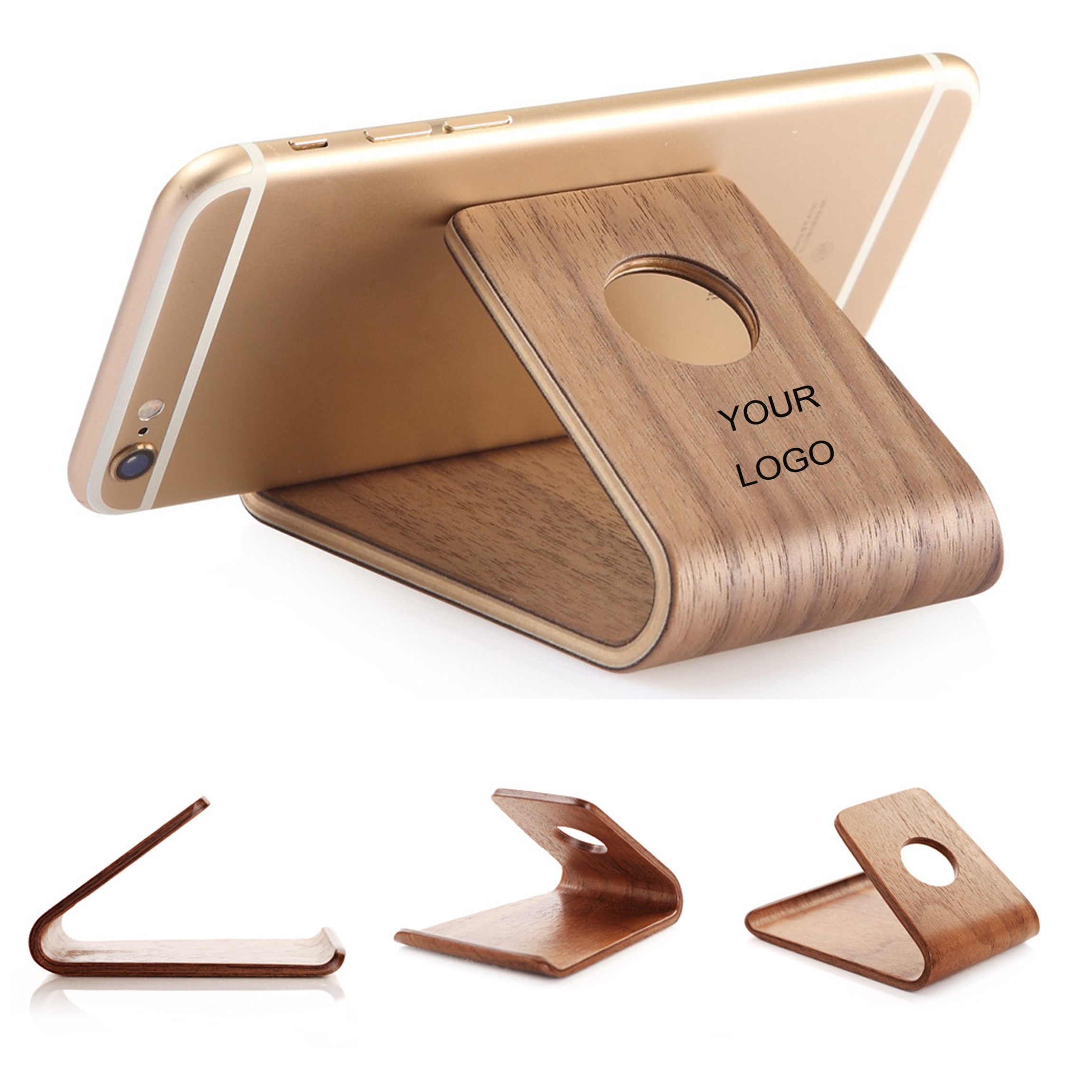 Wooden Phone Stand