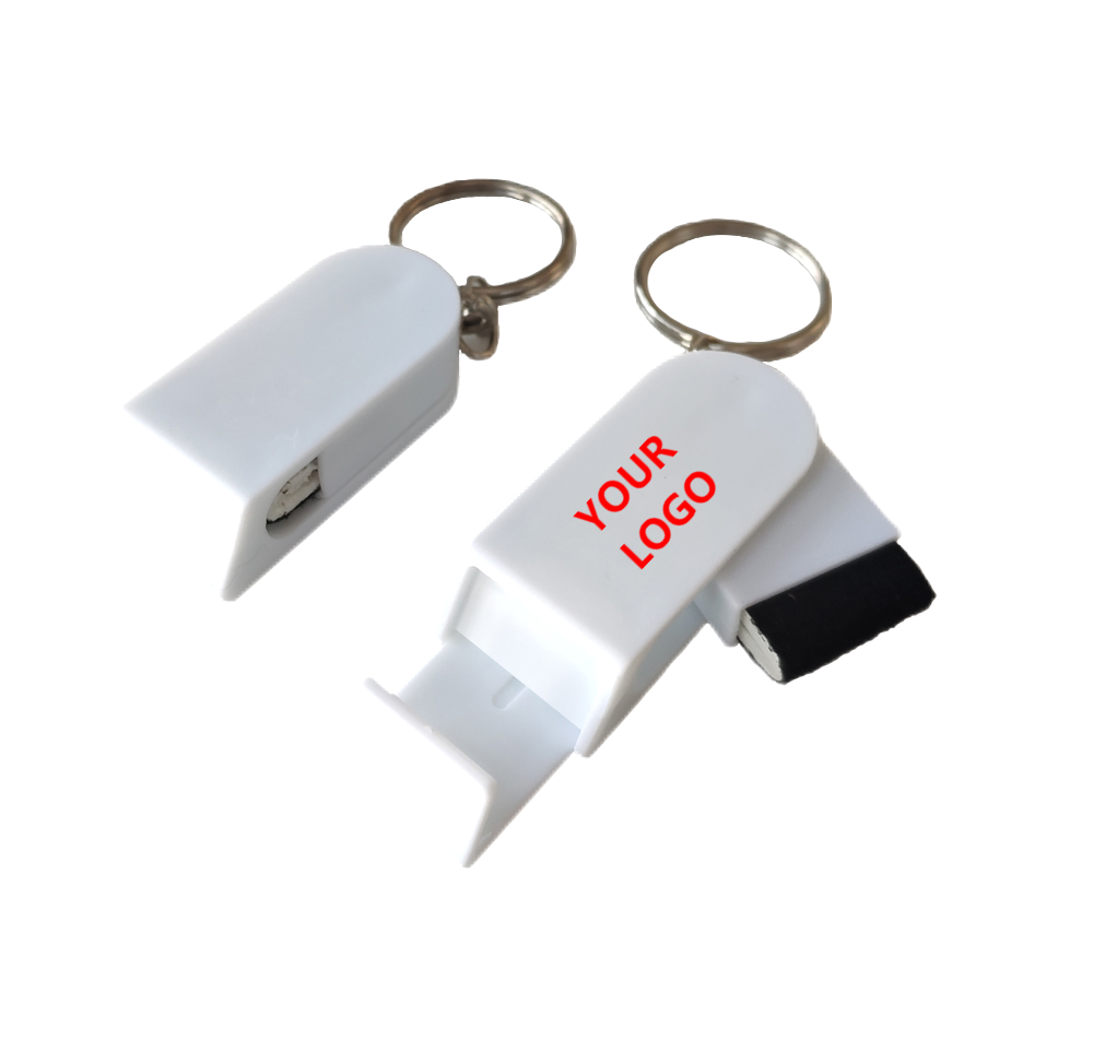Orbit Phone Stand Cleaner Combo Keychain