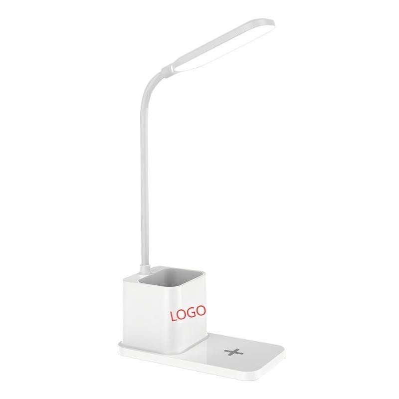 Lamp Pen Holder With Wireless Charging