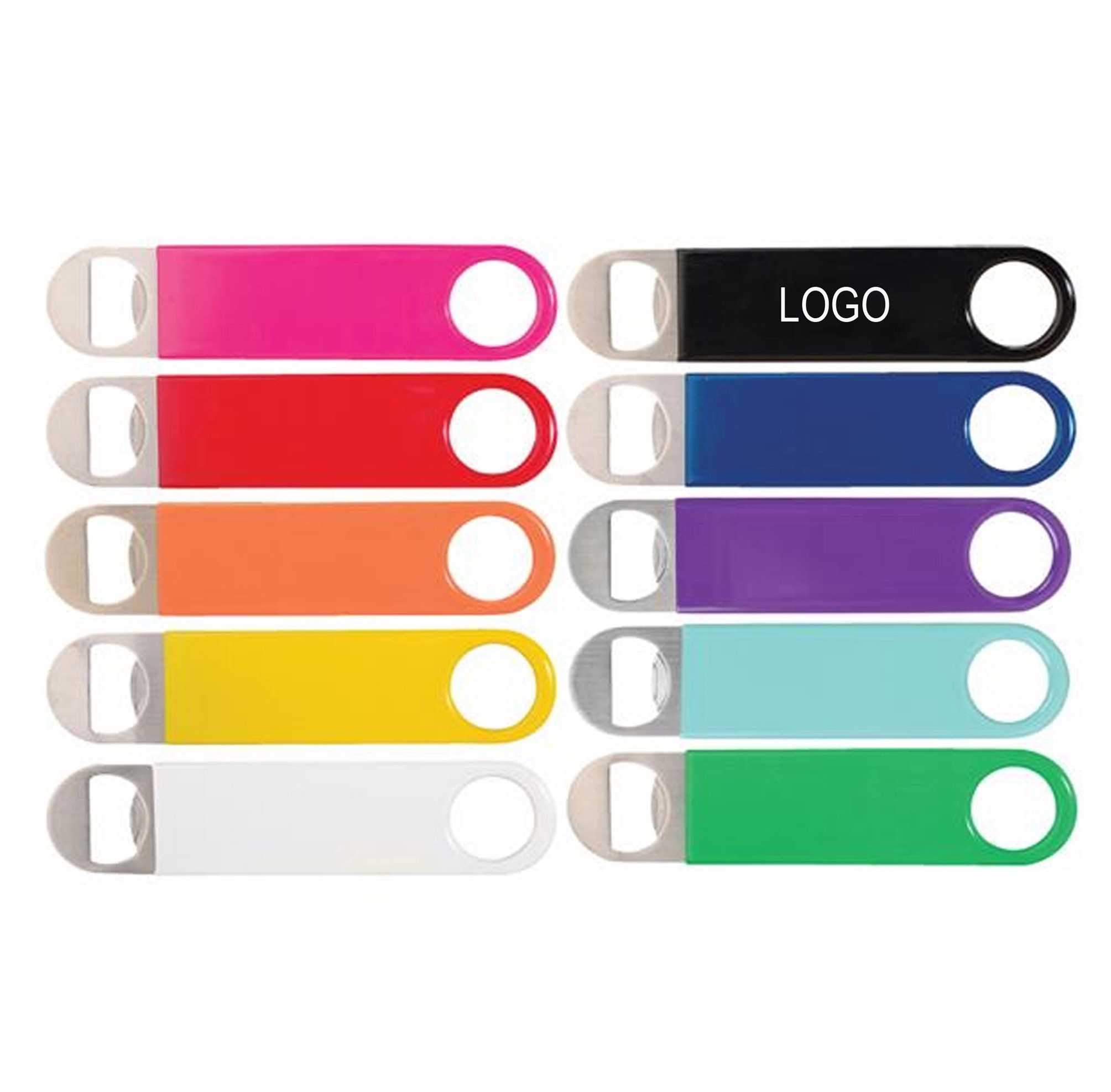 Mini Vinyl Wrapped Paddle Style Bottle Opener