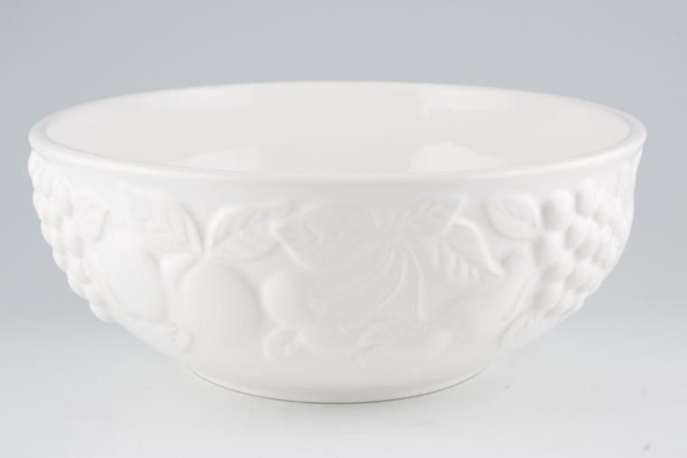 Harvest Embossed Thanksgiving Turkey Bowl in White