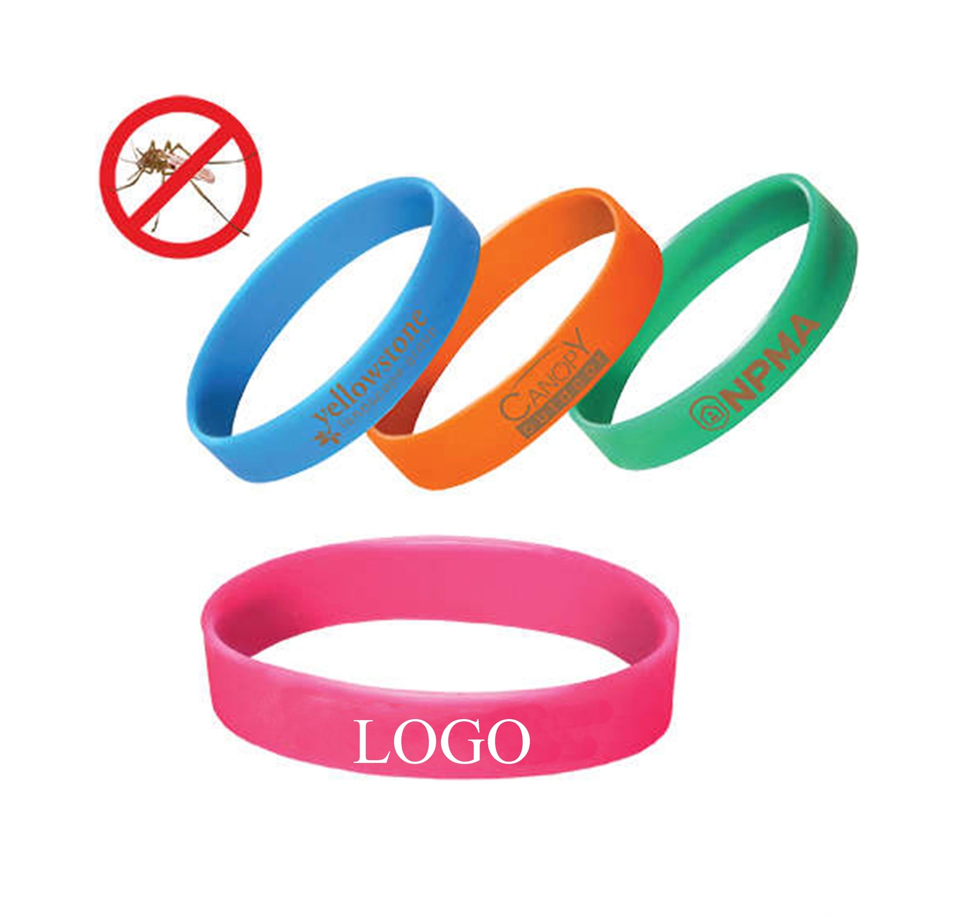 Anti-mosquito Silicone Wristband