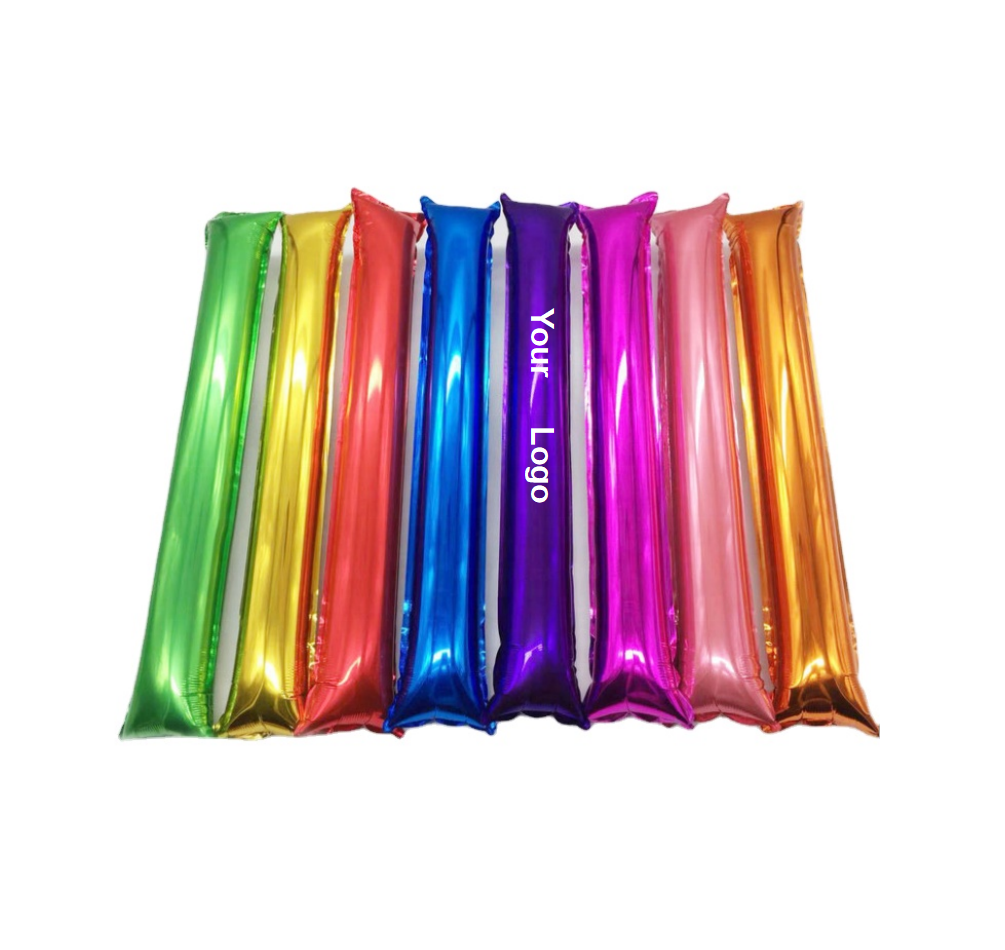 Metallic Foil Plastic Cheering Stick