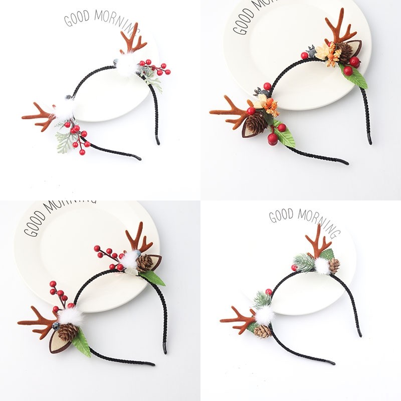 Christmas antler headband