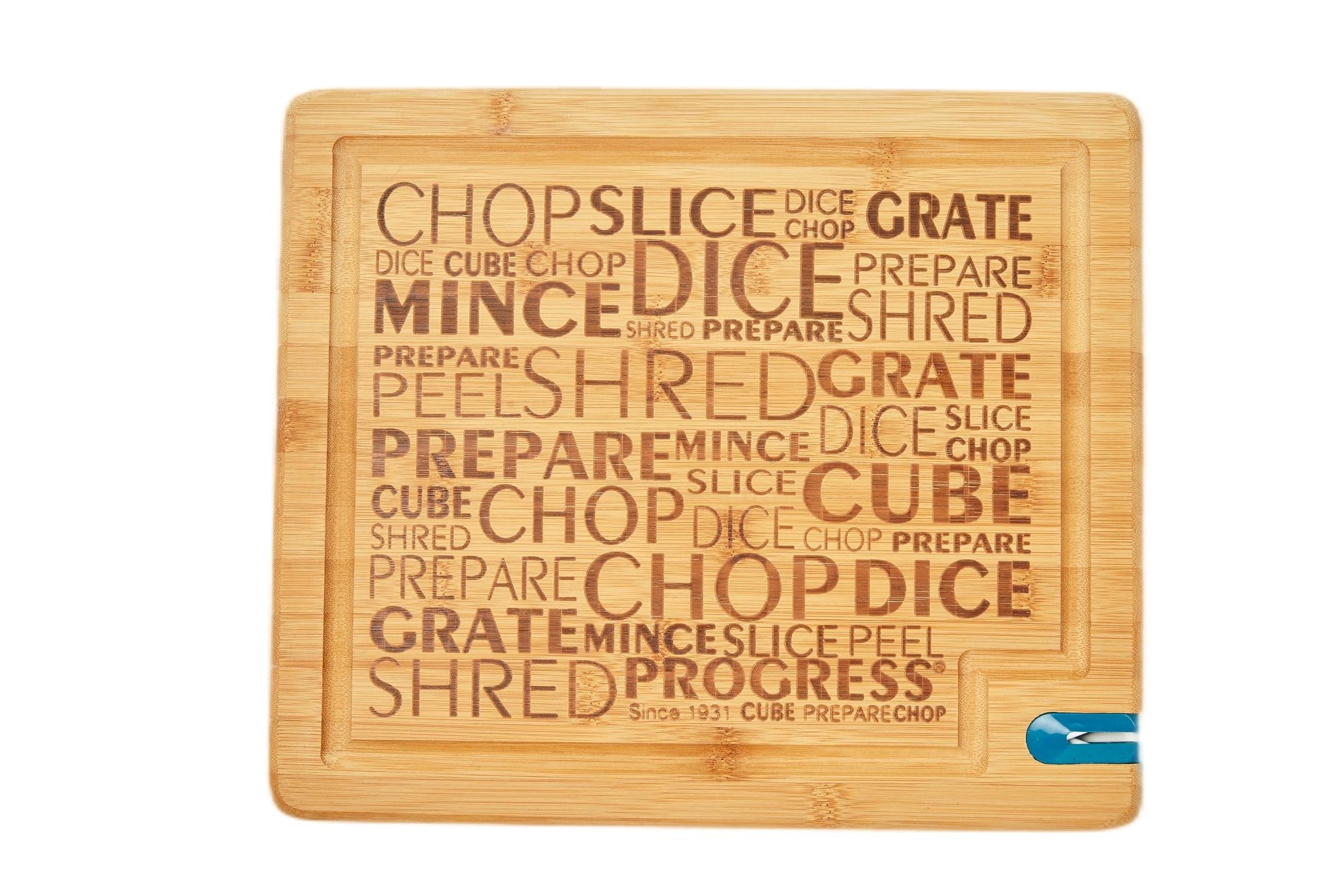 Imprinted Bamboo Cutting Board With Sharpener