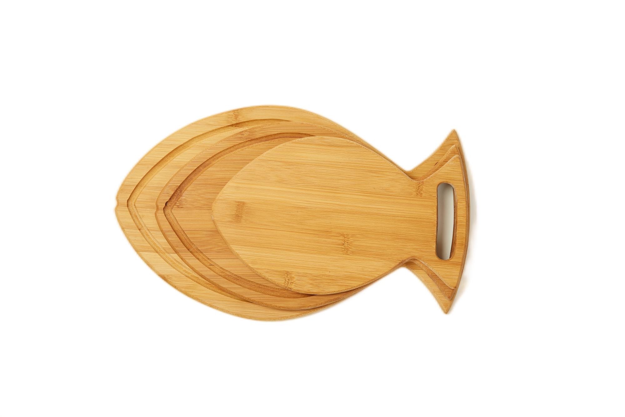 Fish-shaped Bamboo Cutting Board