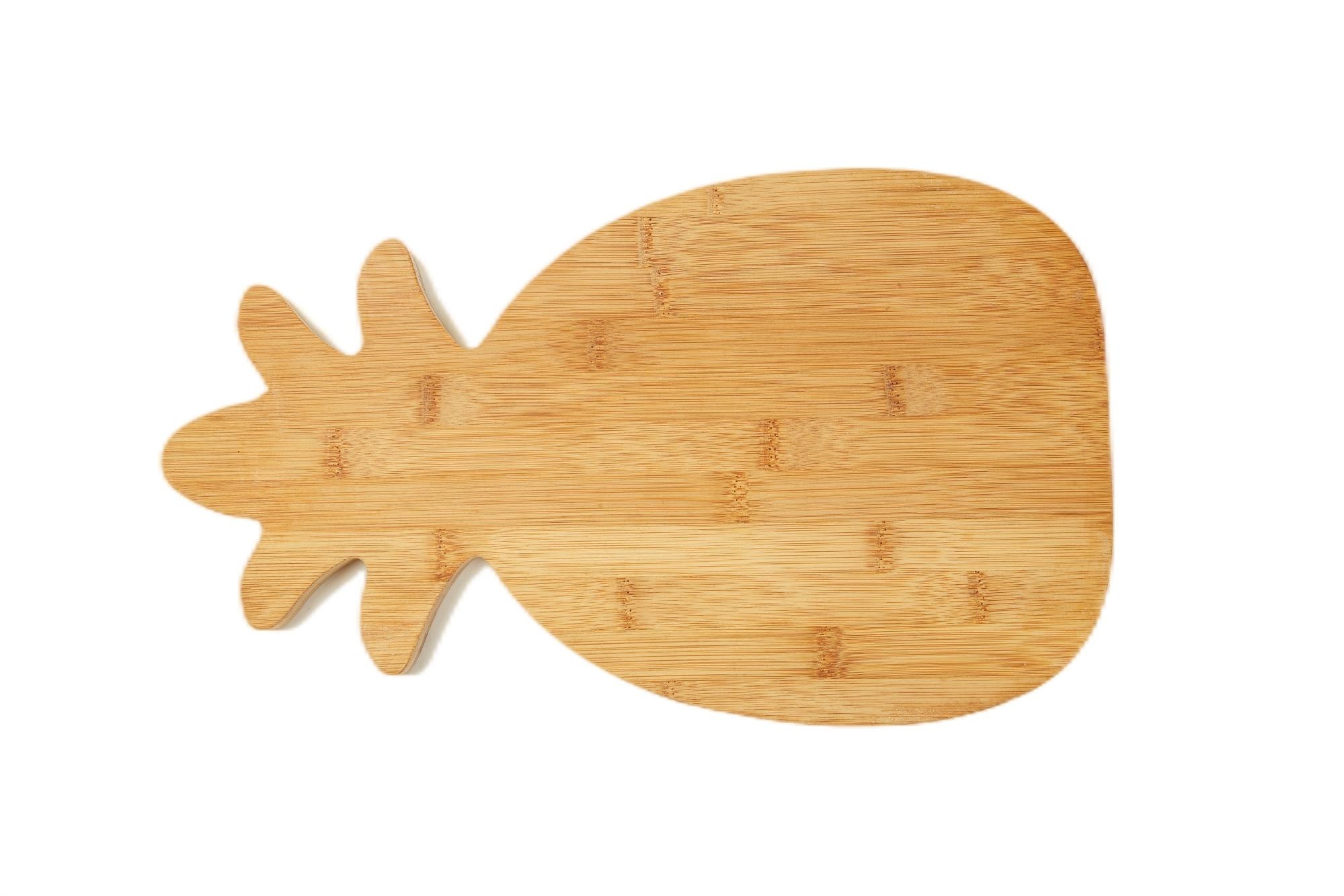 Pineapple-shaped Bamboo Cutting Board