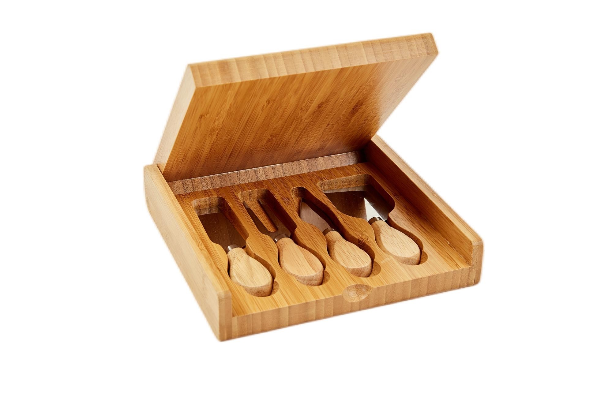 Bamboo Cheese Board  Set