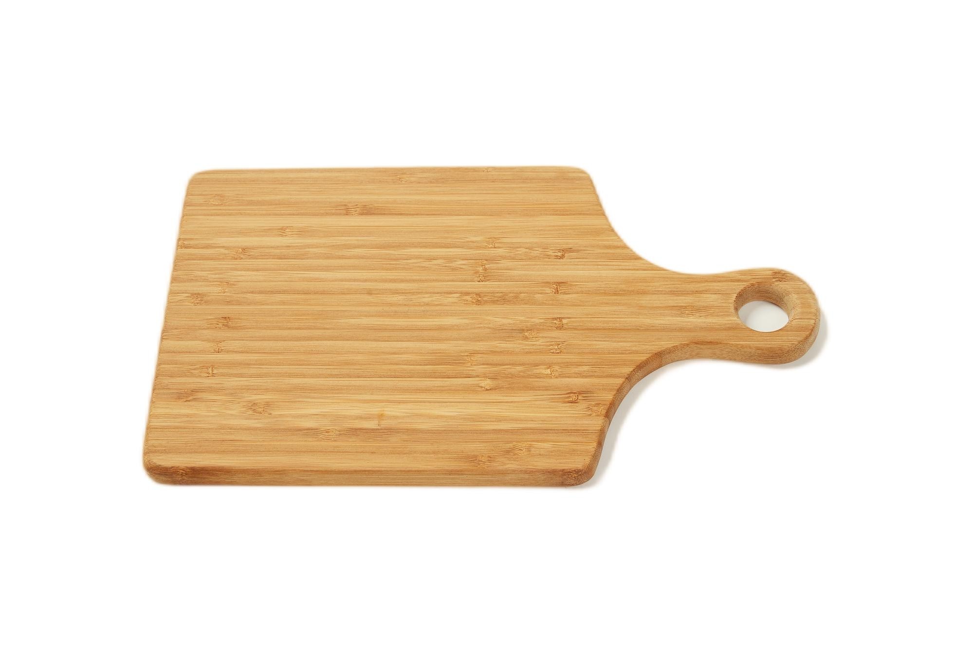 Handled Bamboo Square Board