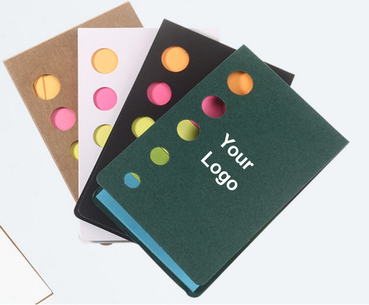 Five Colored Sticky Memo Pad