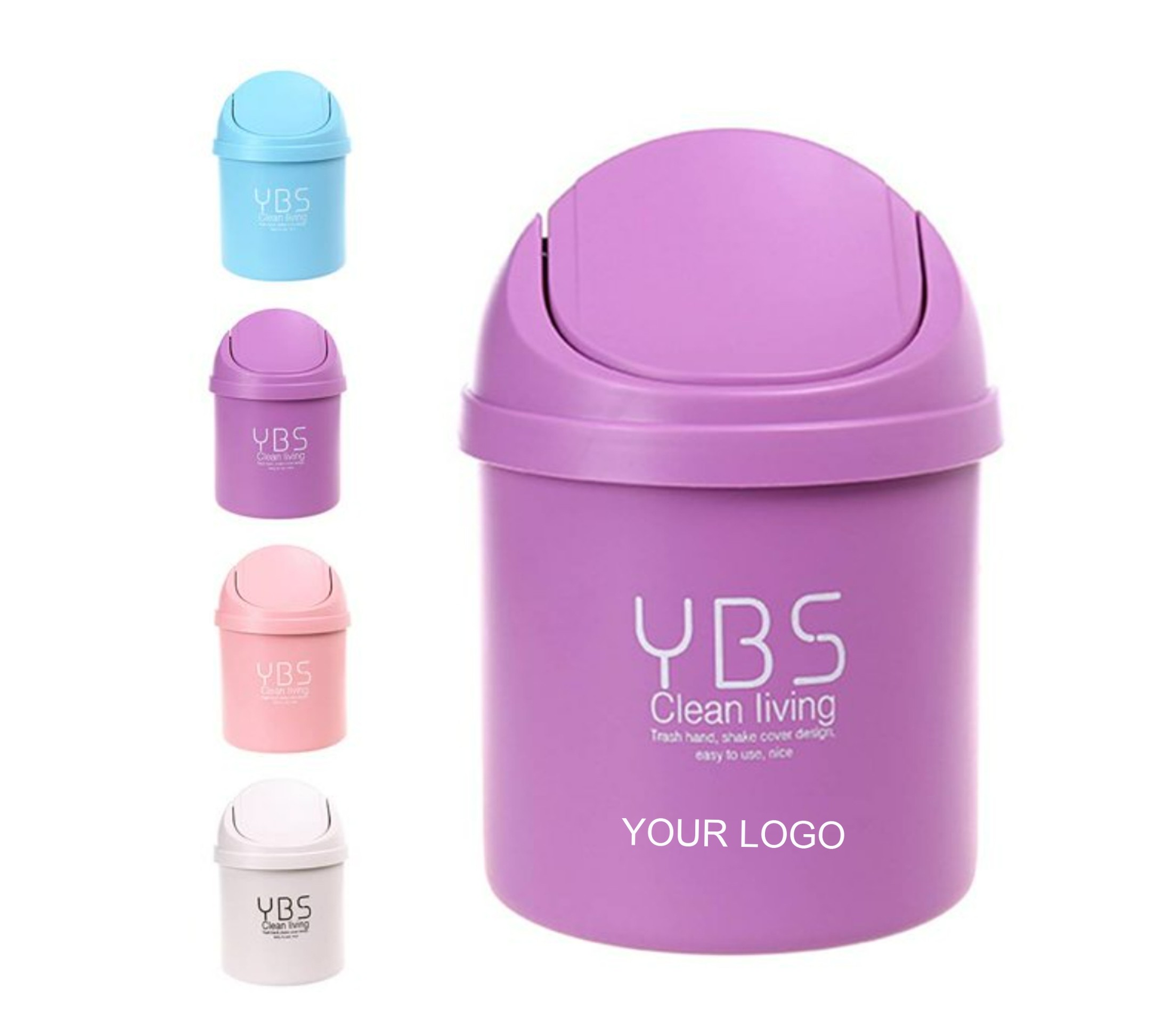 Mini Desktop Trash Can