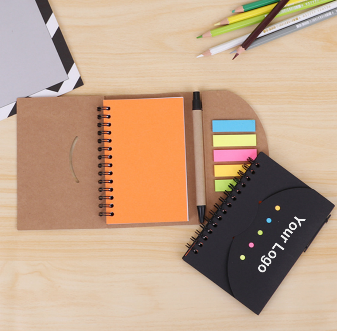 Notepad Holder with Pen