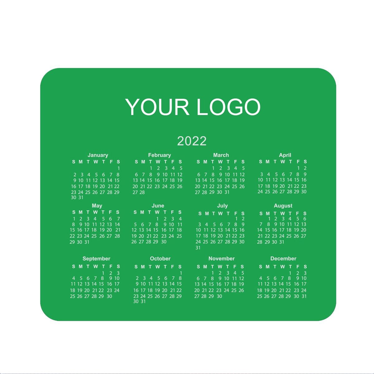 Custom Calendar Mouse Pad