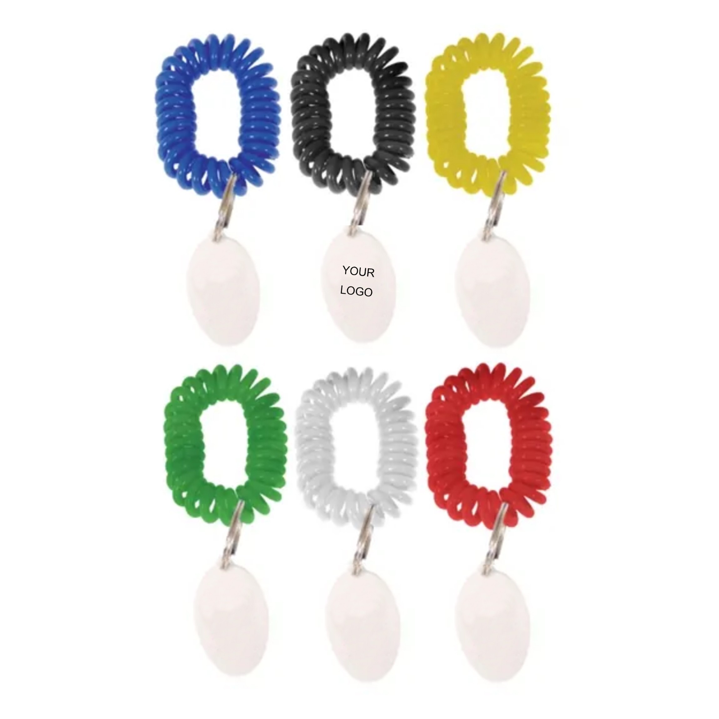 Coil Wristband With Key Ring