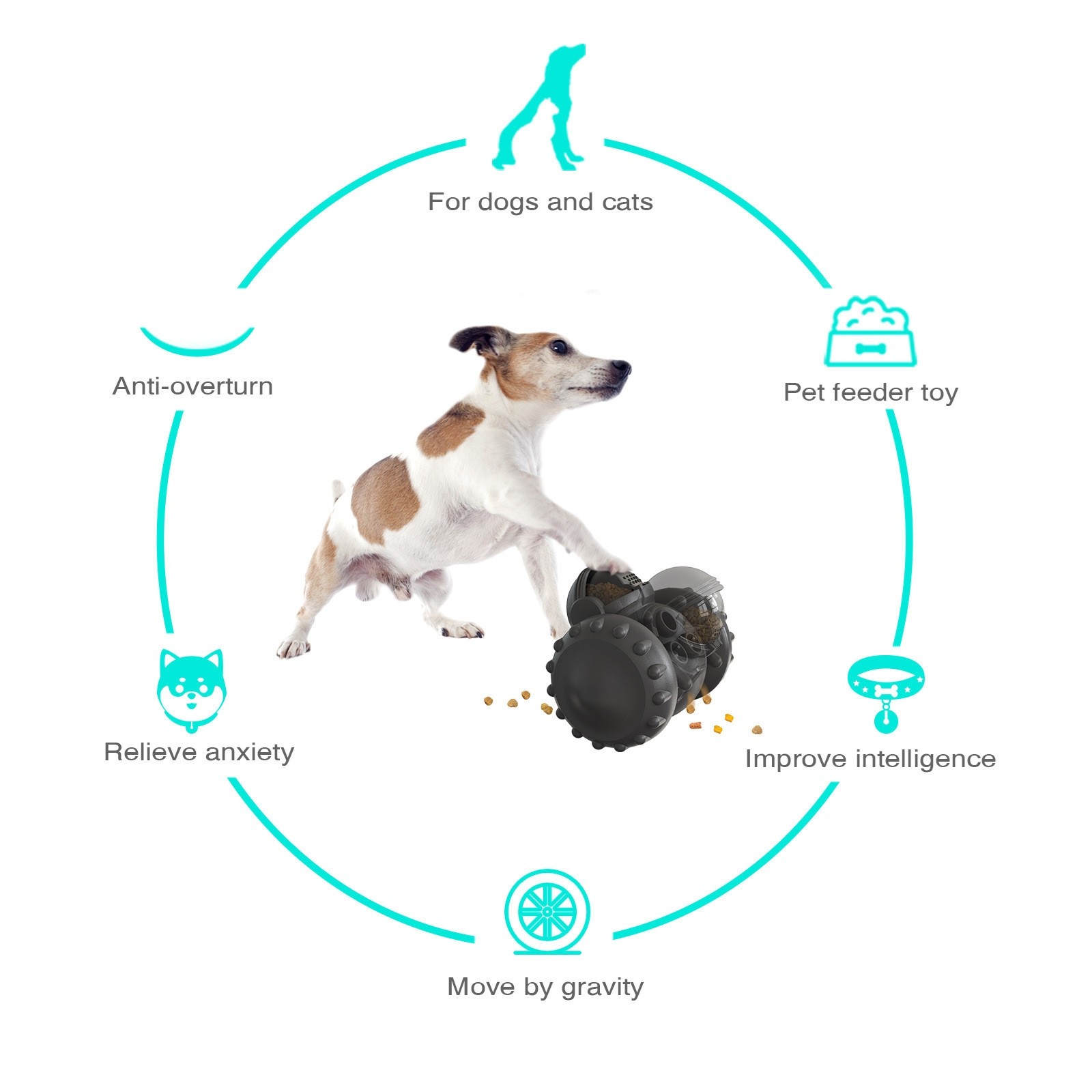 Pet Treat Dispenser Toy