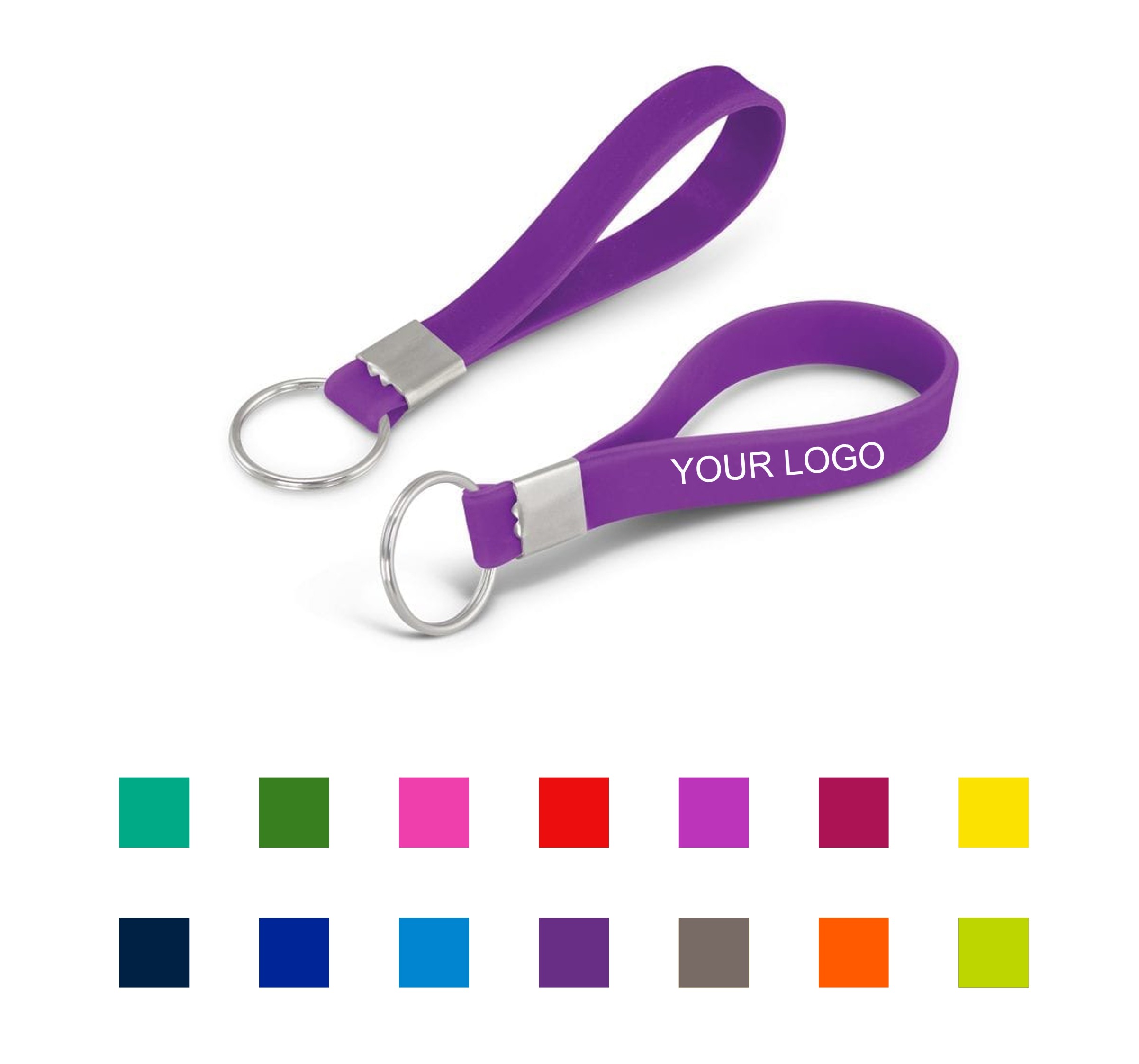 Silicone Wristband Keychain