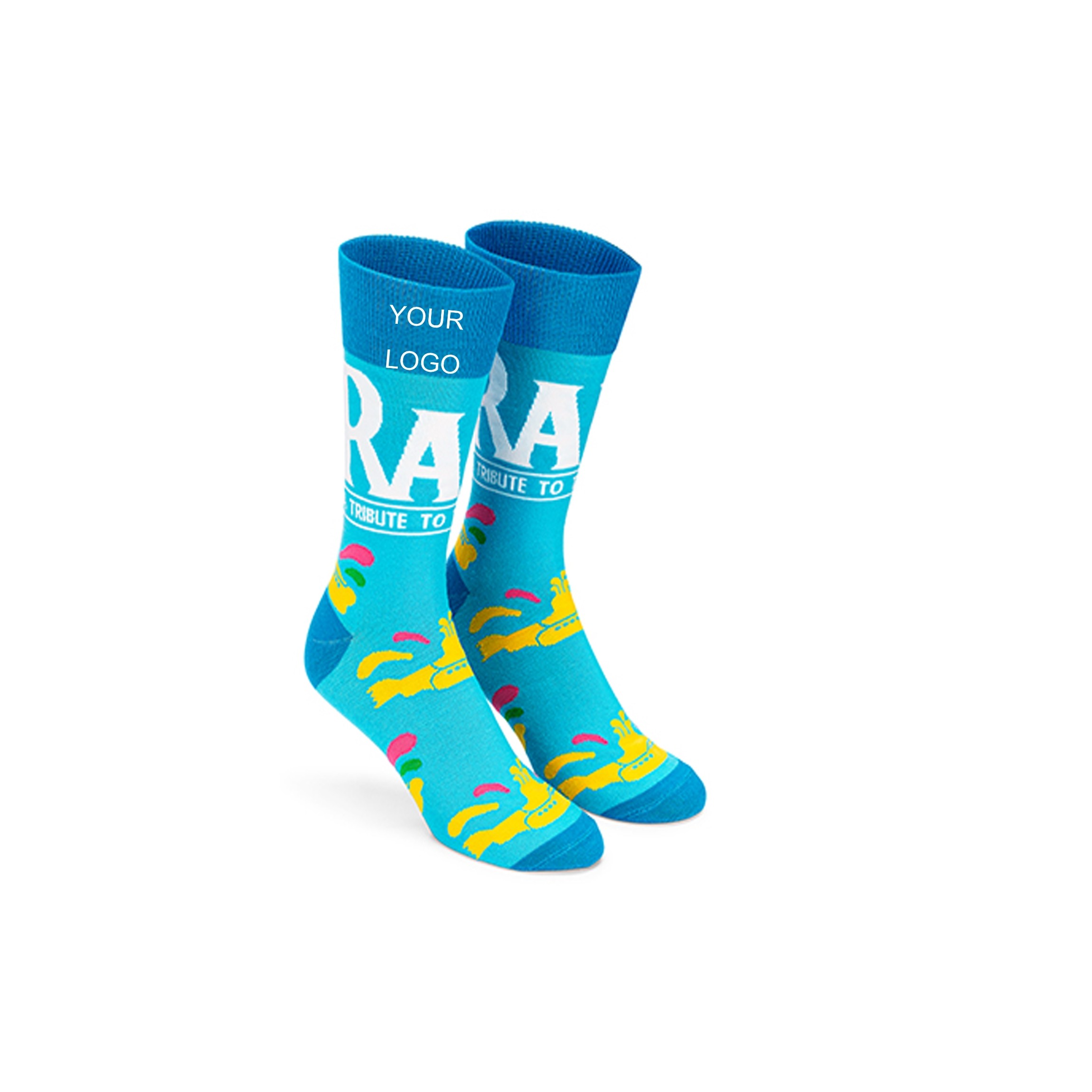 Flat Knit Cotton Dress Socks