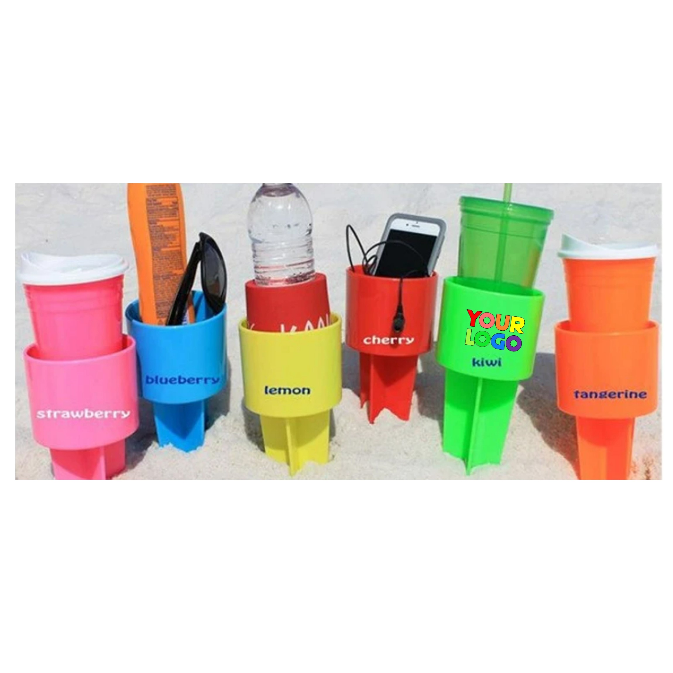 Custom Beach Beverage Holder