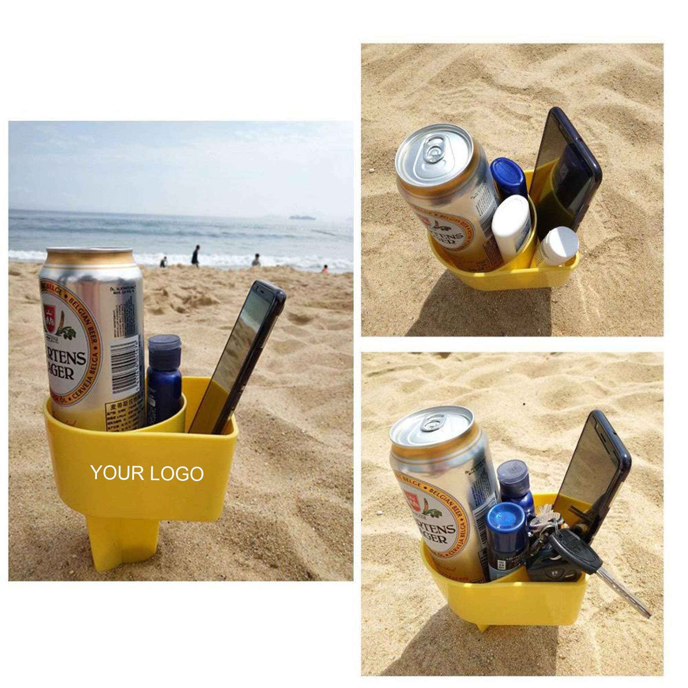 Custom Beach Beverage/Accessory Holder