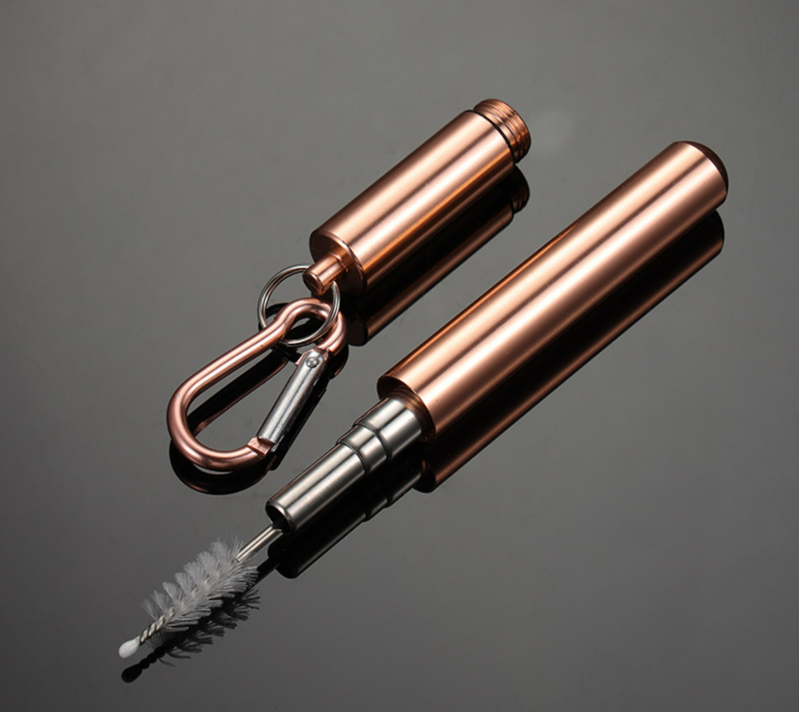 Portable Stainless Steel Retractable Straw