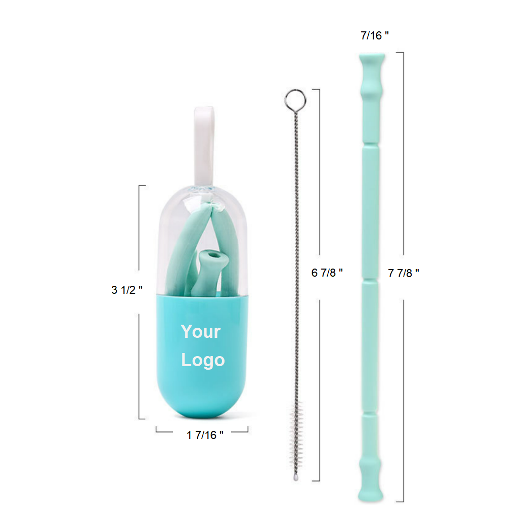 Portable Silicone Straw
