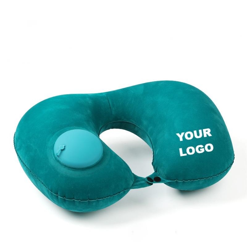 Push Button Inflatable Neck Pillow