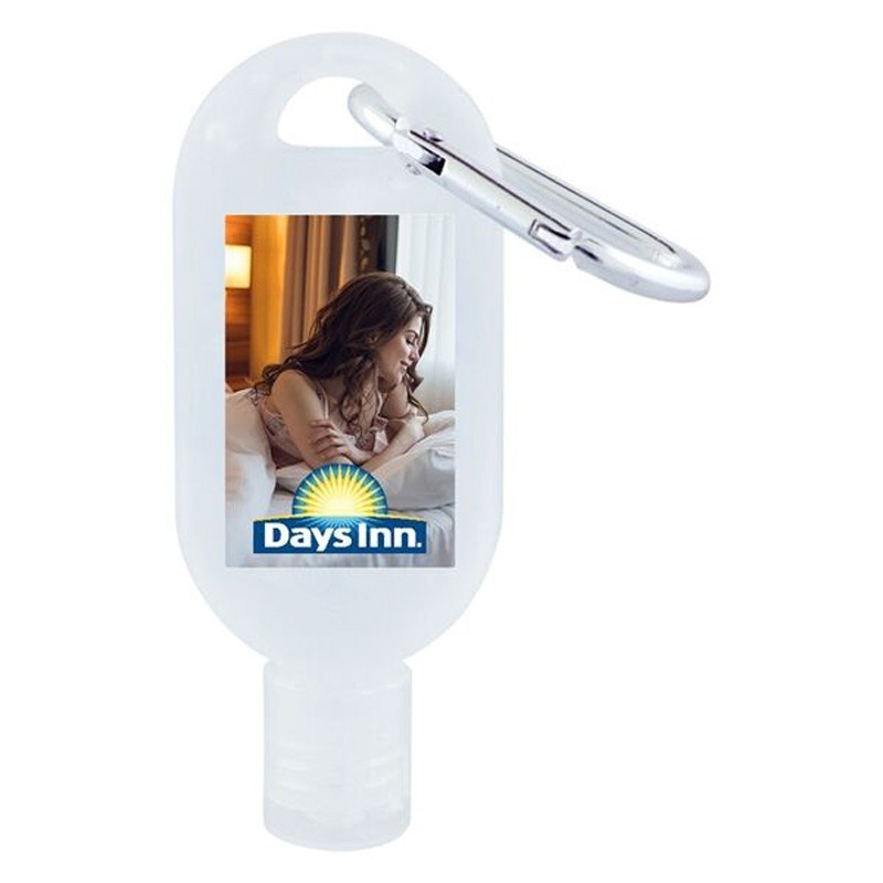 1 oz Hand Sanitizer Gel With Carabiner