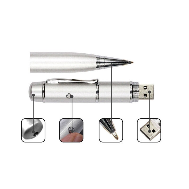 3-in-1 USB Laser Pointer Pen