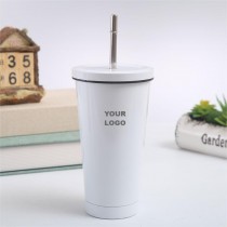 25oz Double Insulated Cup With Straw